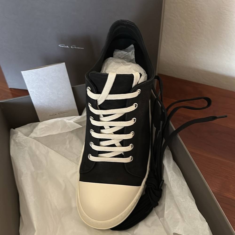 Rick Owen’s FW25 Concordians, Low Sneakers, Leather-NEW - Picture 5 of 12